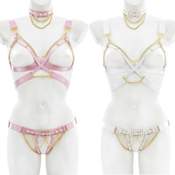 gold chain underwear set  KF70102