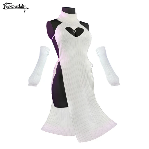 Plus Size Heart-Shaped Cheongsam KF1346