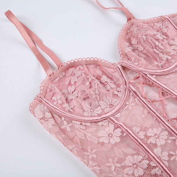 Lace Pink Camisole  KF83347