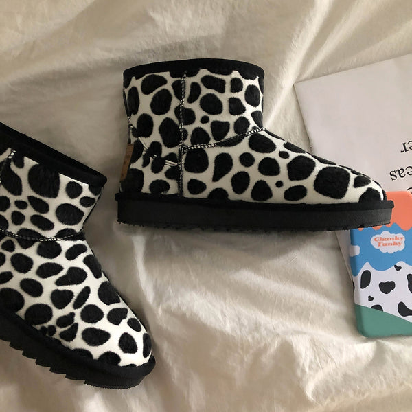 Cow snow boots KF81745