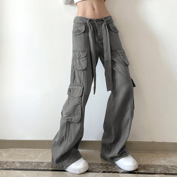 Vintage Casual Cargo Pants  KF81649