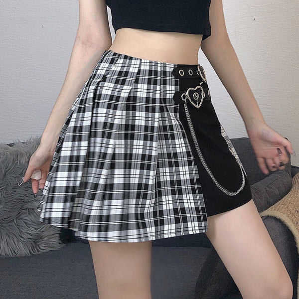 HARAJUKU PLAID SKIRT KF82051