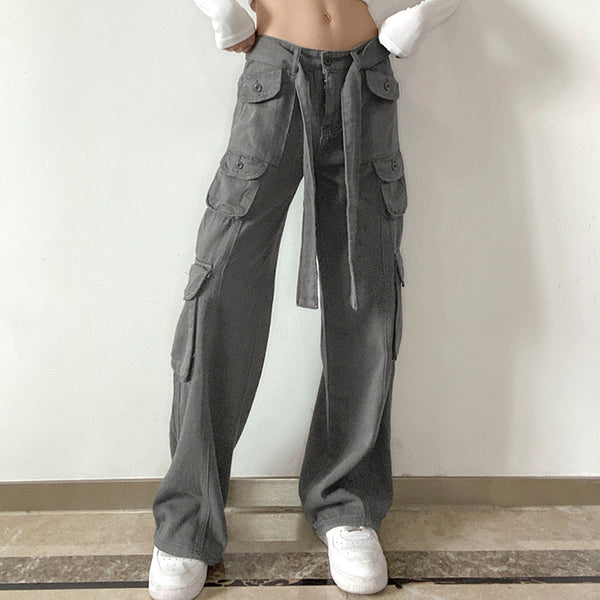 Vintage Casual Cargo Pants  KF81649